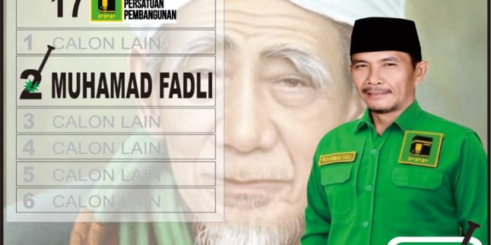 Pilh dan Coblos, Muhamad Fadli No 2 Partai PPP Caleg DPRD Lampung Timur