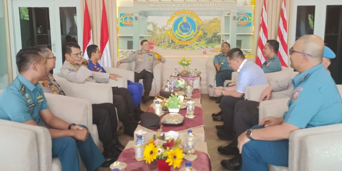 Kapolda Babel Kunjungi Mako Lanal Bangka Belitung