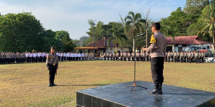 SPN Polda Babel Kirim 48 Siswa Diktuba untuk Latja ke Polres Bangka