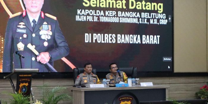 Kapolda Kepulauan Bangka Belitung Motto Polres Bangka Barat Bekerja dengan “Cinta” berikan Pelayanan Terbaik