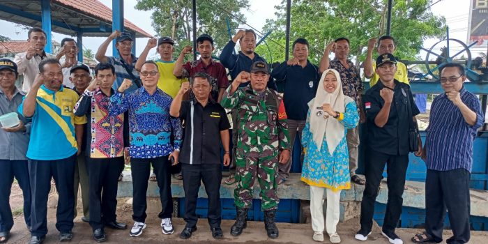 Hadiri Sambut Datangnya Air MT 1, Babinsa : Semoga Petani Semakin Sukses dan Sejahtera