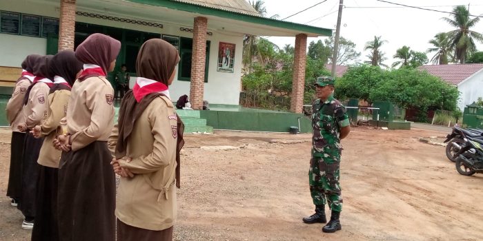 SWK Binaan Koramil 429-10/LBM Terima Materi Wasbang