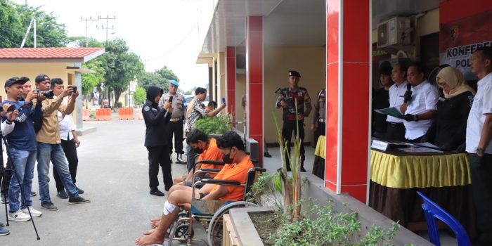 Polres Metro Gelar Konferensi Pers 