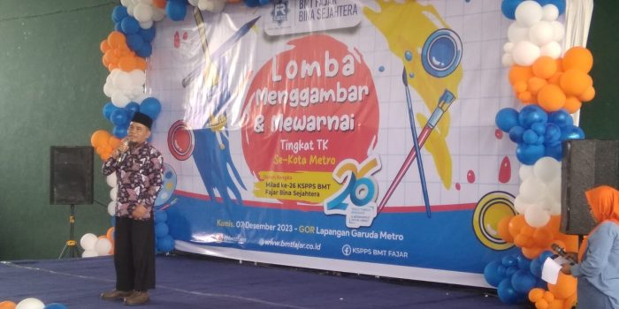 HUT BMT Fajar Bina Sejahtera ke-26 Gelar Lomba Mewarnai Tingkat TK se-Kota Metro