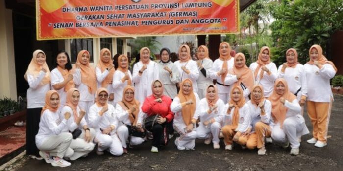 Mamiyani Fahrizal Ketua DPW Lampung Mengikuti Kegiatan GERMAS Bersama Pengurus DPW se-Indonesia 
