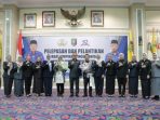 Fahrizal Darminto Melepas dan Melantik Pejabat Pimpinan Tinggi Pratama Lingkungan Pemprov Lampung 