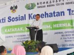 Gubernur Lampung Hadiri Acara Bakti Sosial Operasi Gratis Yayasan Tzu Chi 
