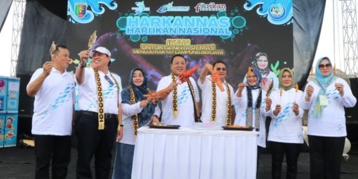 Peringatan HARKANNAS ke-10 Tahun 2023 di TPI Kuala Penet Dihadiri Arinal Djunaidi 