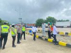 Ops Lilin, Satlantas Polres Bangka Barat Imbau Pemudik Dan Ajak Tertib Berlalu Lintas
