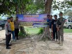 Kepolisian Resor Bangka Pasang Spanduk Himbauan Pada Objek Wisata Kabupaten Bangka