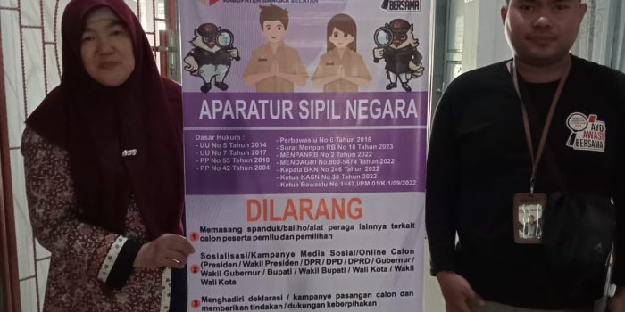Bawaslu Bangka Selatan Gencar Terapkan Pencegahan Terhadap Pelanggaran Netralitas ASN 