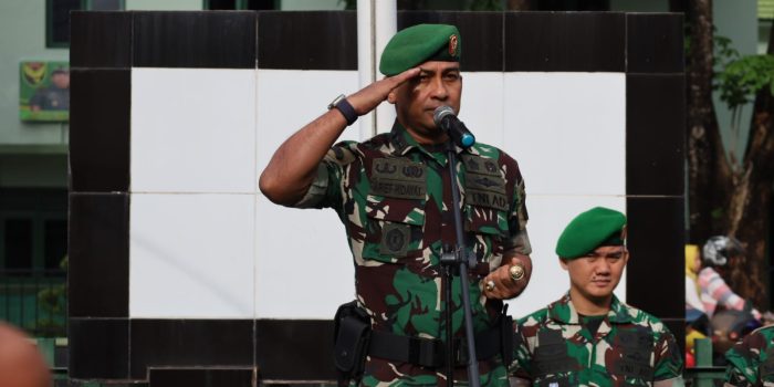 Kolonel Czi Arief Hidayat,M.Han Pimpin Apel Kesiapsiagaan Mengantisipasi Situasi Pemilu 2024