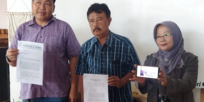 Penjelasan kuasa Hukum F, dalam Konfrensi pers 
