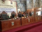 Ketua DPRD Kota Pangkalpinang Abng Hertza Pimpin Rapat Paripurna di Ruang rapat DPRD