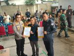 Kapolres Bangka Barat Hadiri Kegiatan Pelepasan Keberangkatan Dsitribusi Logistik Ke Seluruh TPS Di Bangka Barat