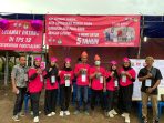 Dengan Kombinasi Warna Pink TPS 12 Kelurahan Parit Lalang Hiasi TPS Bersamaan Valentine Day