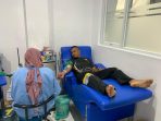 Melalui Program Setetes Darah Untuk Kemanusiaan, Dit Samapta Polda Babel Bantu Masyarakat Yang Membutuhkan Donor Darah