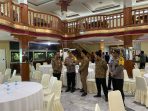 Kapolres Bangka lakukan Pengecekan Personel Pengamanan Rapat Pleno Rekapitulasi Penghitungan Suara Pemilu 2024