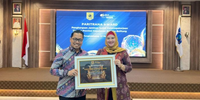 Pemkab Basel Raih Penghargaan Paritrana Award Terbaik 2