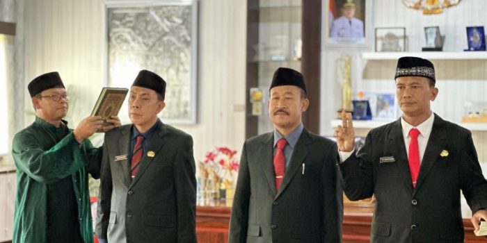 Wakil Bupati Bangka Selatan Lantik Tiga Pejabat Eselon II di Lingkungan Pemkab Basel
