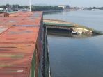 KM LAN Belum Dievakuasi, Jalur Keluar Masuk Kapal di Pelabuhan Pangkalbalam Berpotensi Terganggu