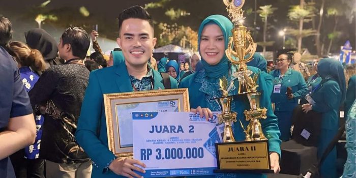 PKK Basel Raih Juara 2 Lomba Senam Kreasi 6 Langkah Cuci Tangan di Jambore Nasional PKK