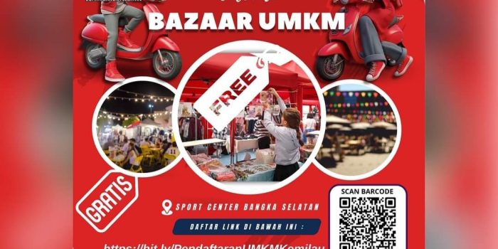DKUKMINDAG Basel Sediakan 100 Lapak Gratis UMKM di Even Kemilau Pesona Jilid II