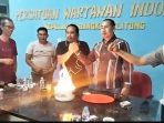 Keras! 3 Surat Hendri CH Bangun Dibakar PWI Bangka Belitung