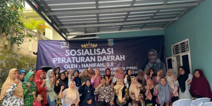 Ketua Fraksi PKB DPRD Provinsi Lampung Hanifah Gelar Sosper Rembuk Pekon di Pesawaran 
