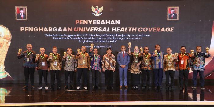 Tunaikan Program Berobat Gratis Pakai KTP, Pemkab Basel Kembali Raih Penghargaan UHC Award 2024