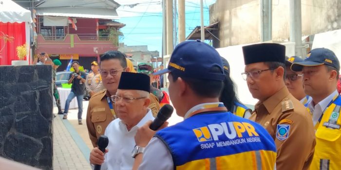 Ma’ruf Amin Minta Pemerintah Basel Jaga Kebersihan dan Kenyamanan Pasar Toboali