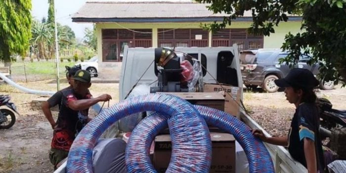 Pemkab Bangka Selatan Salurkan Bantuan Pompa Air untuk Atasi Kekeringan, Produktivitas Petani Diharapkan Meningkat