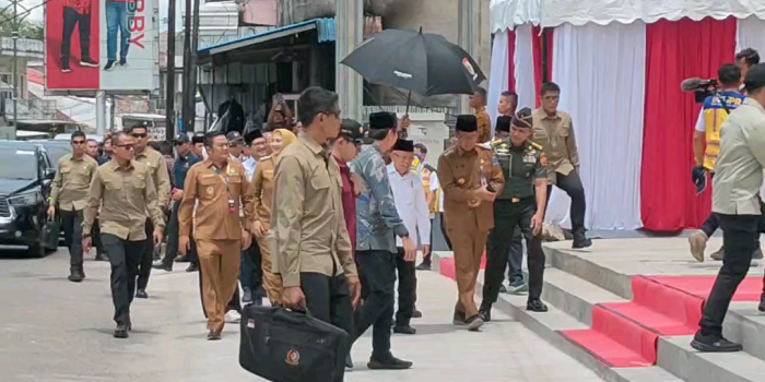 Resmikan Satu-satunya Pasar Modern di Toboali, Wapres Ma’ruf Amin Sampaikan Tiga Strategi Penguatan Ekonomi