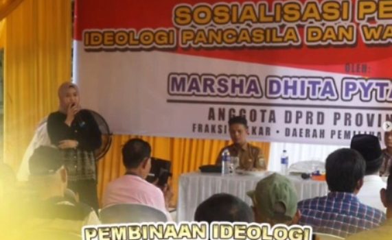 Marsha Dhita Pytaloka Anggota DPRD Provinsi Lampung Dapil Lampung Tengah Giat Sosialisasi PIP