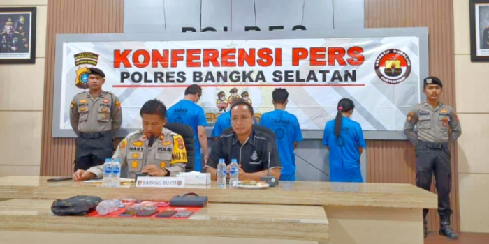 Polres Basel Berhasil Tangkap Geng Sabu Ambo cs, Sabu Seberat 16,31 Gram Diamankan