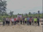 Rehabilitasi DAS di Bangka Selatan, PT TAM Kolaborasi Bersama Korem 045 Gaya Tanam Pohon Kayu Putih