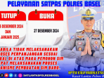 Satlantas Polres Basel Umumkan Layanan Perpanjangan SIM Selama Libur Nataru, Perhatikan Jadwal dan Ketentuannya