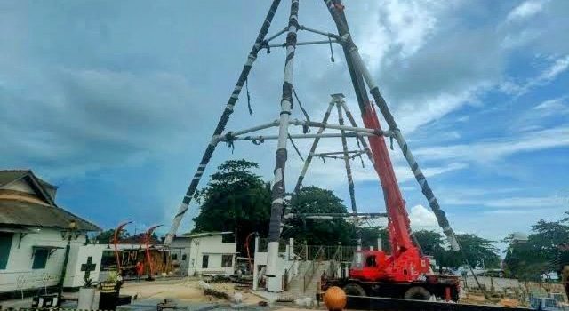 Proyek Miliaran Wahana Bianglala dan Rainbow Slide di Toboali Menuai Kritik, Tak Rampung Tepat Waktu