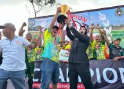 Bahem FC Nyelanding Juara Turnamen Sepakbola Riza-Debby Cup 2024, Debby: “Selamat untuk Para Juara!”