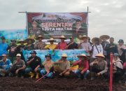 Wujudkan Ketahanan Pangan, PT Timah Tbk Bersama Polsek Kundur Utara/Barat Dukung Program Tanam Satu Juta Pohon Jagung