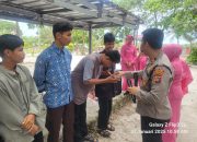Polsek Lubuk Besar Gelar Polri Peduli Kemanusiaan dan Deklarasi Anti Geng Motor di SMA 1 Lubuk Besar
