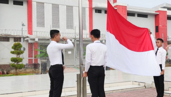 Instruksi Dirjenpas Diwujudkan, Lagu Kebangsaan Iringi Aktivitas di Lapas Cilegon