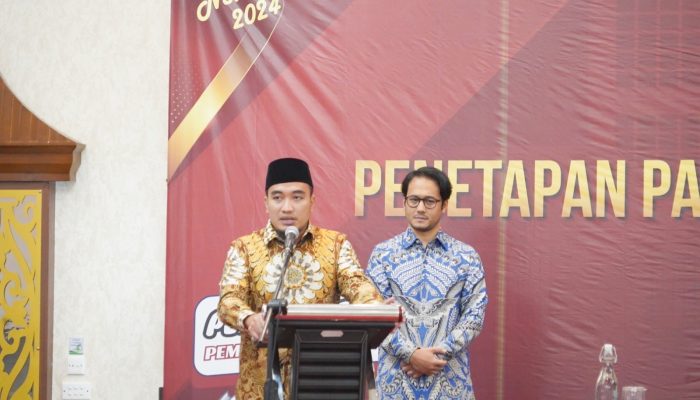 KPU Kota Cilegon Menetapkan Pasangan Robinsar-Fajar Menjadi WaliKota-Wakil WaliKota Cilegon