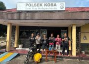 Polsek Koba Berhasil Ungkap Kasus Pencurian Sepeda Motor, Pelaku Ditangkap di Tempat Persembunyian