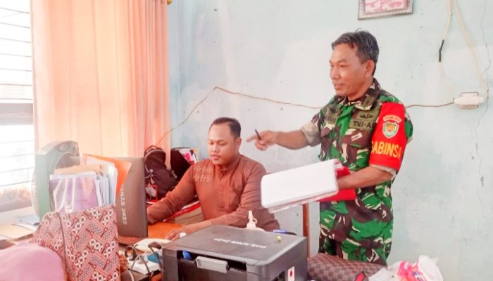 Babinsa Koramil 2302/Bojonegara, Puan Ter Pendataan Angka Kematian