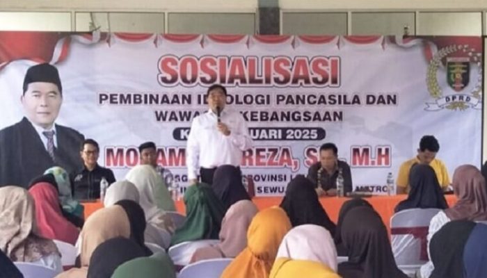 Muhammad Reza Anggota DPRD Provinsi Lampung Gelar Sosialisasi IPWK di Kabupaten Pringsewu
