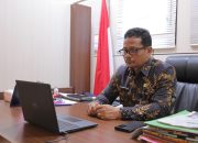 Pj Sekda Babel Fery Ikuti Rakor PKPT ANRI Tahun 2025 secara Virtual