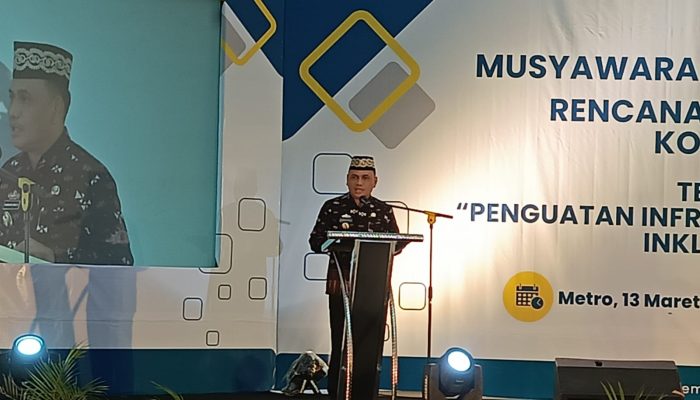 Musrenbang Tingkat Kota Tahun 2026, Pemkot Metro Menitikberatkan pada Penguatan Infrastruktur