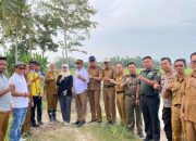 Lesty Putri Utami Didampingi Pj Sekretaris Lakukan Pengecekan  Penanganan Banjir di Kecamatan Palas