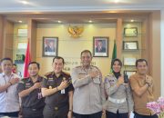 Kapolres Bangka Tengah Lakukan Kunjungan Kerja ke PN dan Kejari Bangka Tengah